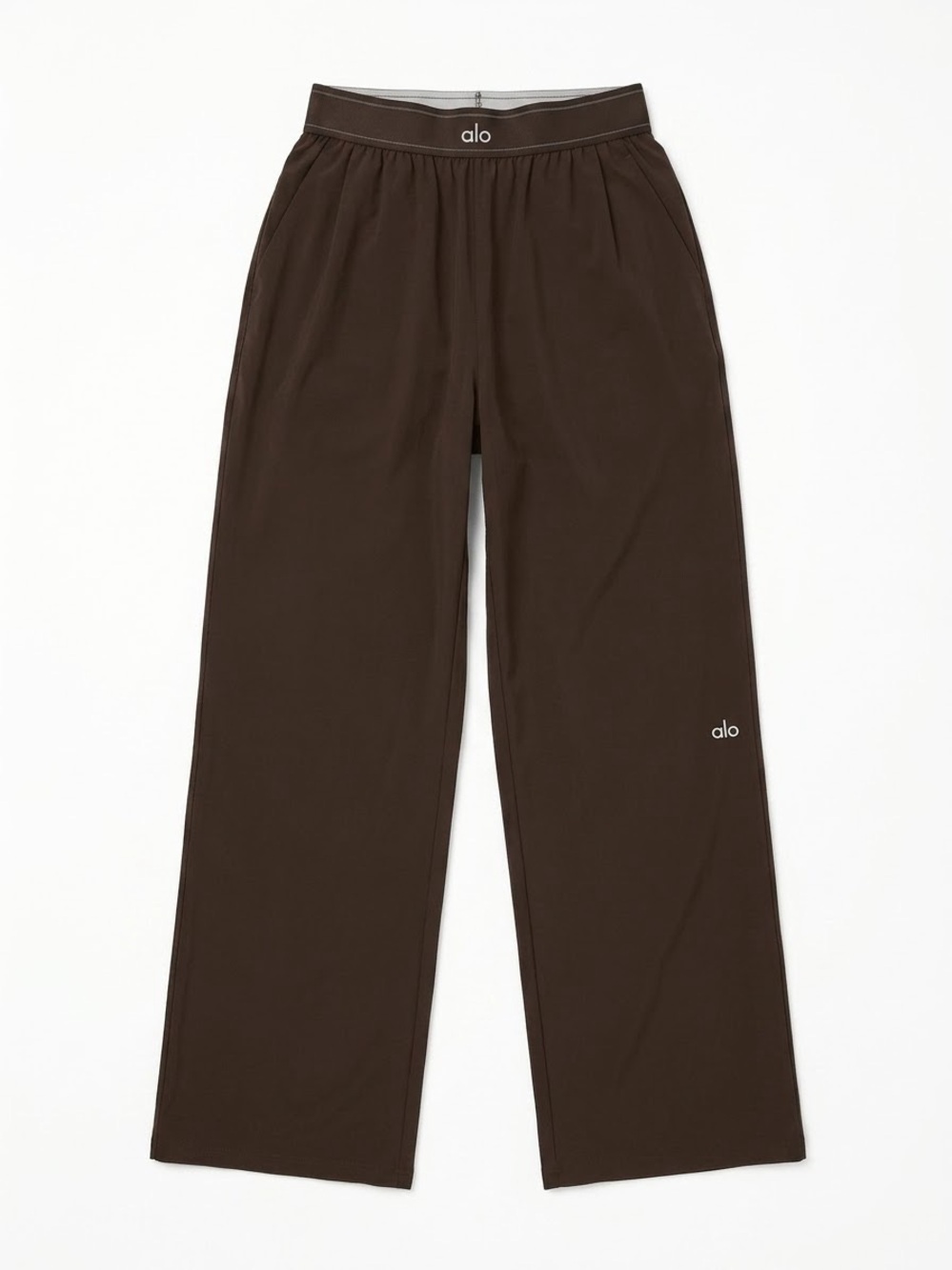 ALO Yoga Woman’s Wide-Leg trousers in Brown